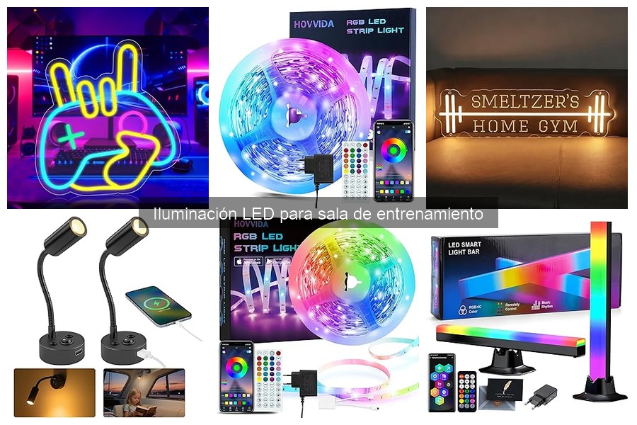 Mejores marcas de iluminación LED para tu gimnasio en casa