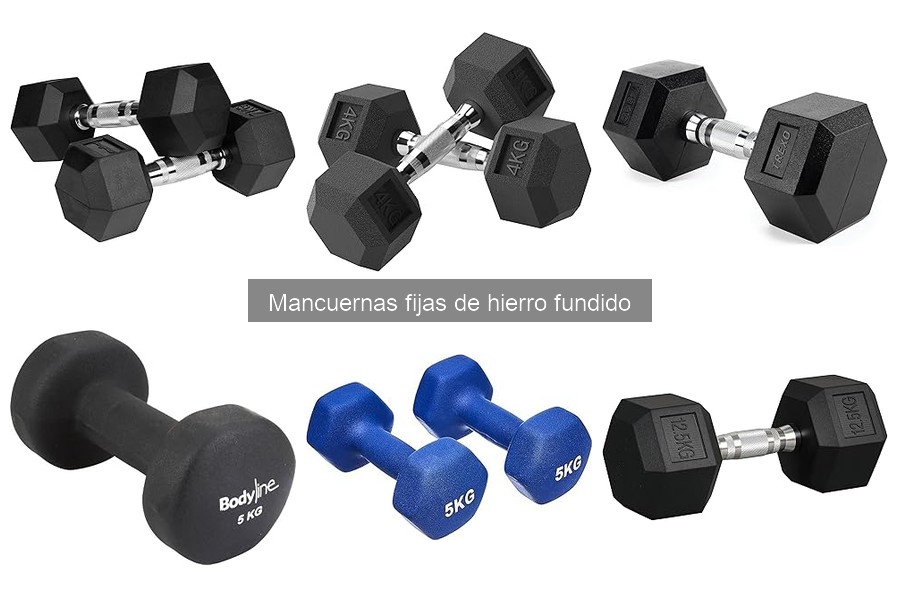 Mejores marcas de mancuernas fijas de hierro fundido