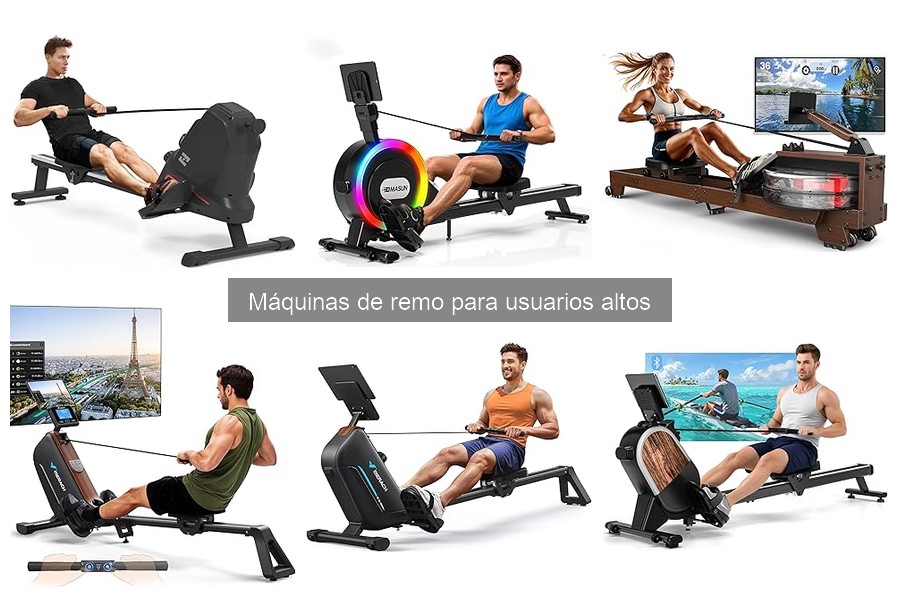 Mejores marcas de máquinas de remo para usuarios altos