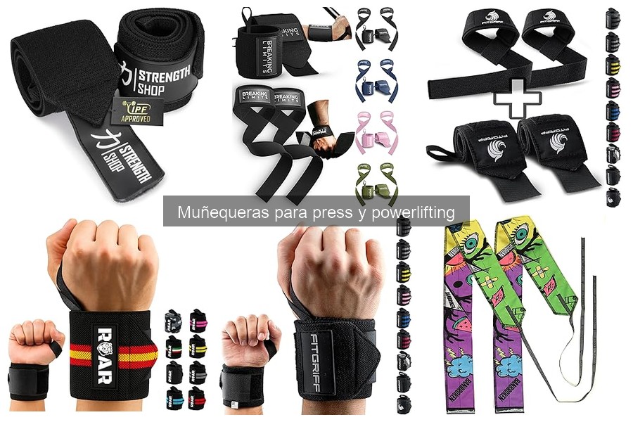 Mejores muñequeras para principiantes en powerlifting