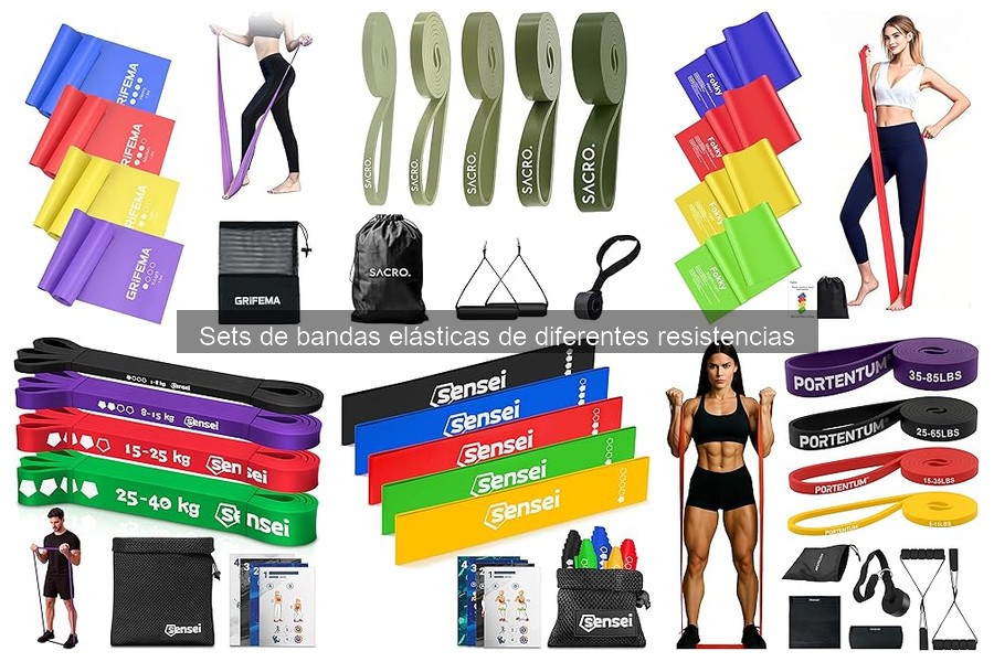 Mejores ofertas en sets de bandas elásticas para gimnasio en casa