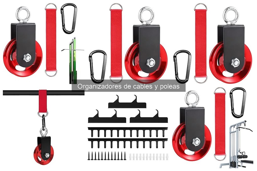 Mejores organizadores de cables y poleas para espacios reducidos