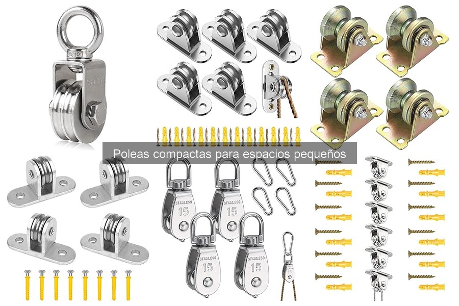 Mejores poleas compactas para principiantes en casa