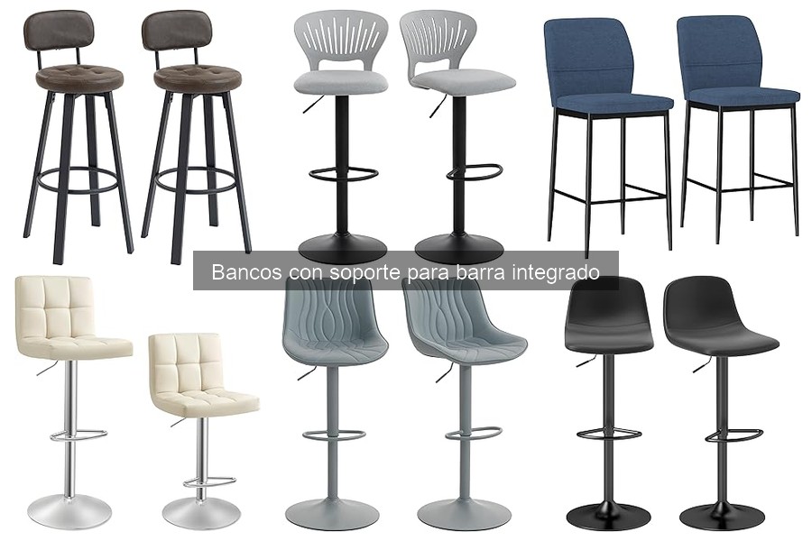 Mejores precios y dónde comprar bancos con soporte para barra
