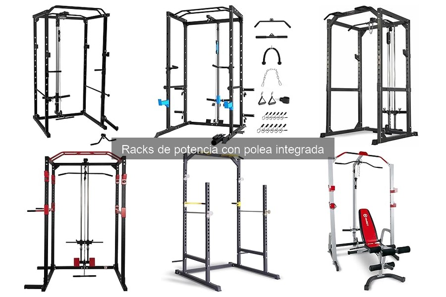 Mejores racks de potencia con polea integrada para principiantes