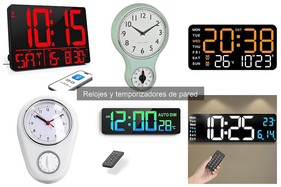 Mejores relojes y temporizadores de pared para entrenar