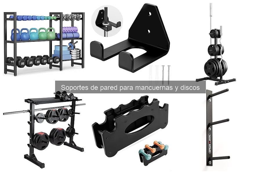 Mejores Soportes de Pared para Discos de Gimnasio en Casa