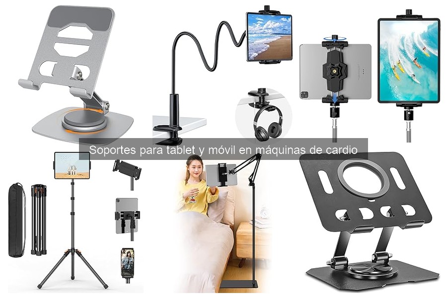 Mejores soportes para tablet y móvil para hacer ejercicio en casa
