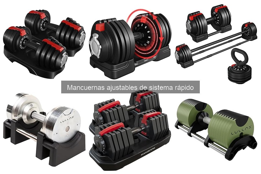 ¿Merecen la pena las mancuernas ajustables de sistema rápido?