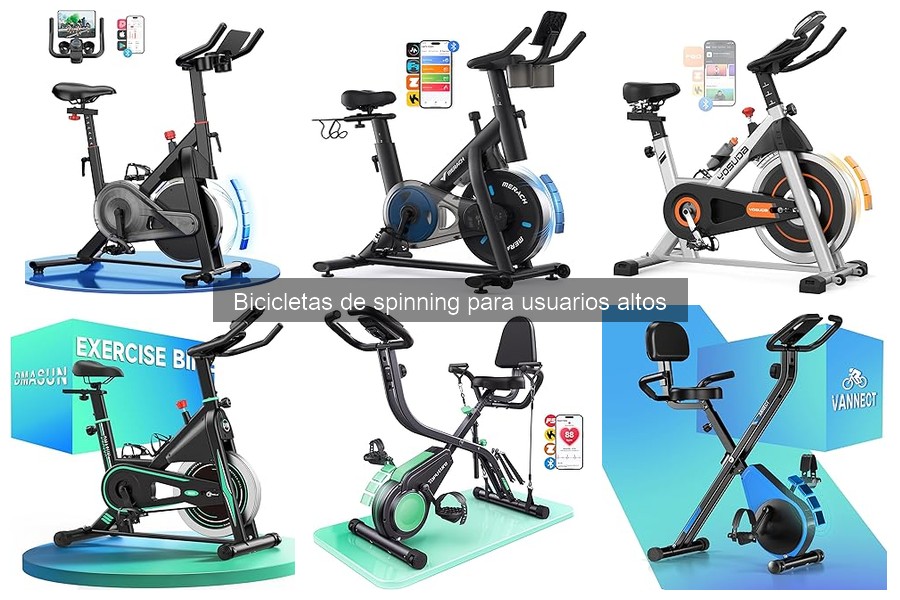 Opiniones de usuarios altos sobre bicicletas de spinning