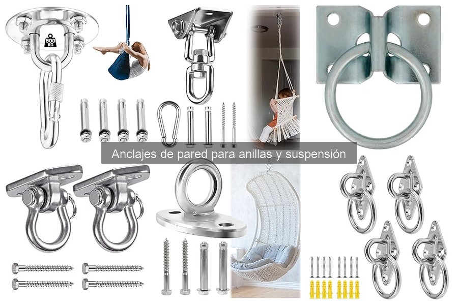 Opiniones sobre anclajes de pared para anillas y suspensión