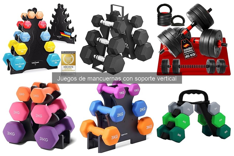 Opiniones sobre juegos de mancuernas con soporte vertical