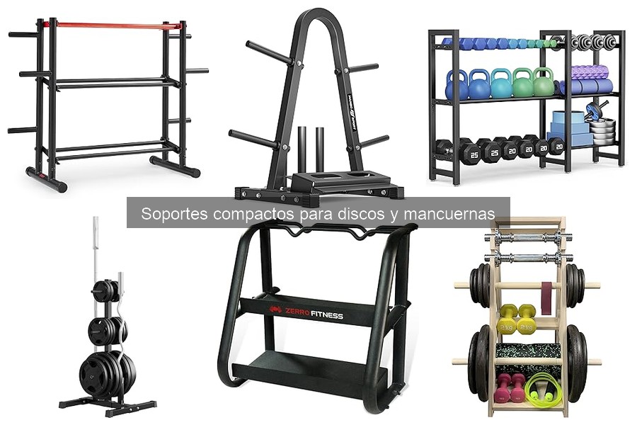 Organiza tu gimnasio en casa con soportes compactos