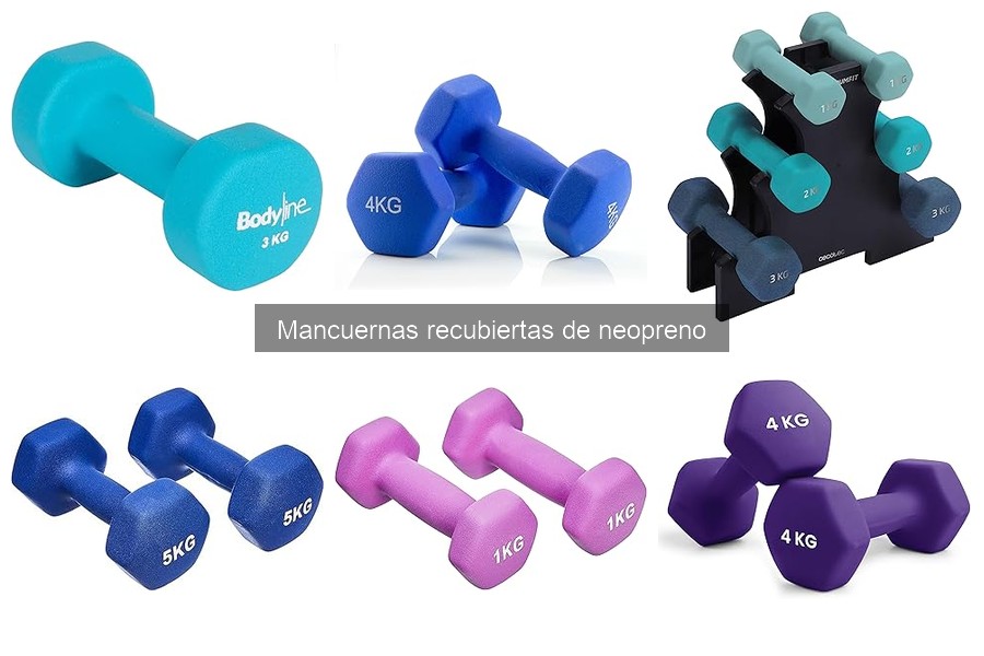 ¿Por qué elegir mancuernas recubiertas de neopreno?