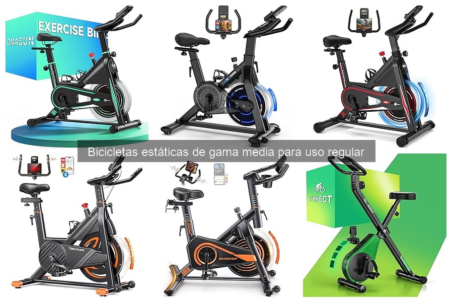 Precio promedio de bicicletas estáticas de gama media