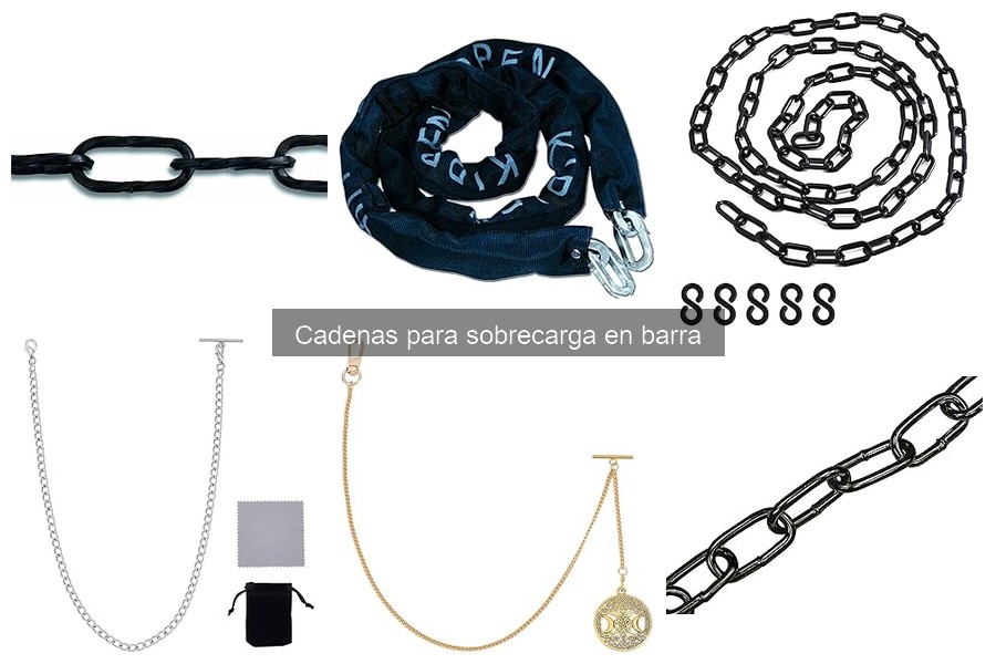 Precio promedio de cadenas para sobrecarga y dónde comprarlas