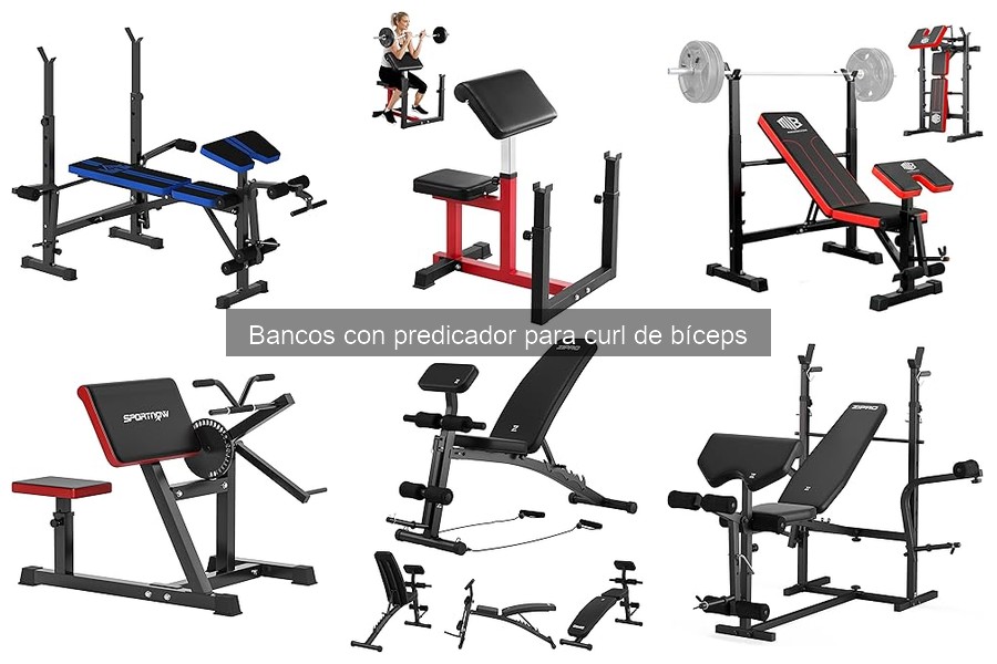 Precios bancos con predicador para curl de bíceps en 2023