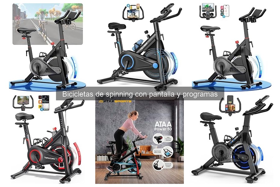 Precios de Bicicletas de Spinning con Pantalla y Programas