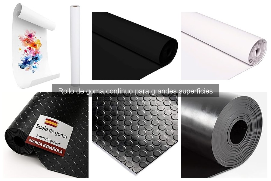 Precios de Rollos de Goma Continuo para Grandes Superficies