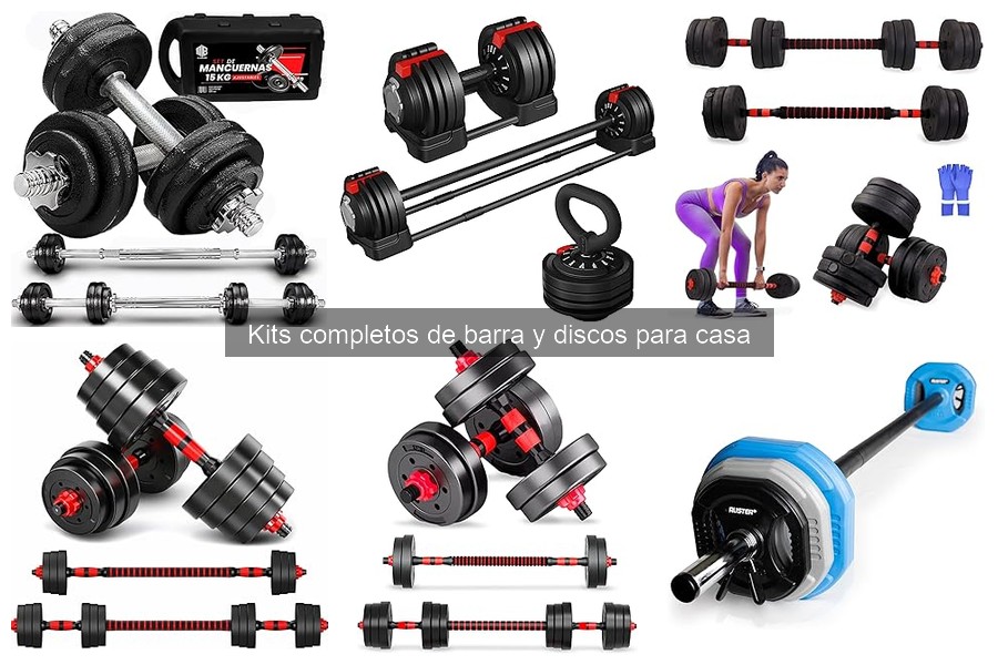 Precios Promedio de Kits de Barra y Discos para Casa