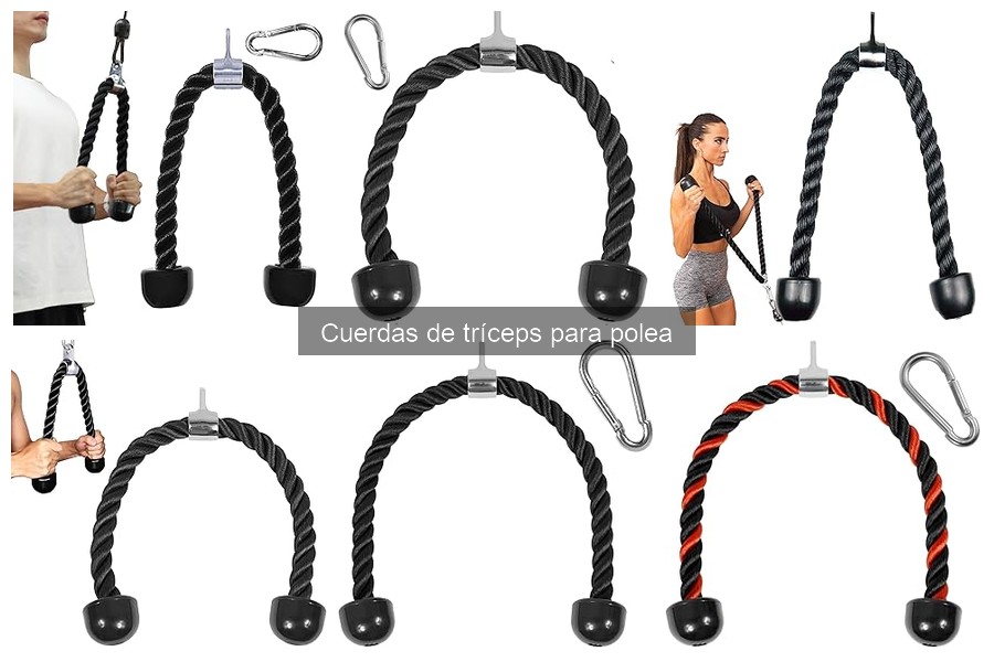 Preguntas Frecuentes sobre Cuerdas de Tríceps para Polea