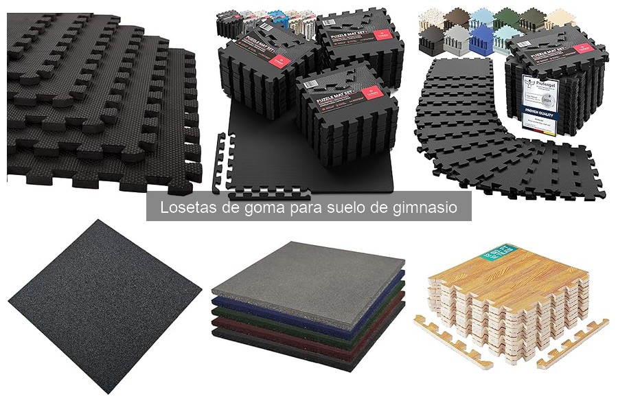 Problemas comunes al usar losetas de goma para gimnasio