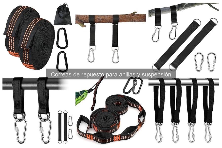 Problemas comunes con correas de anillas y suspensión