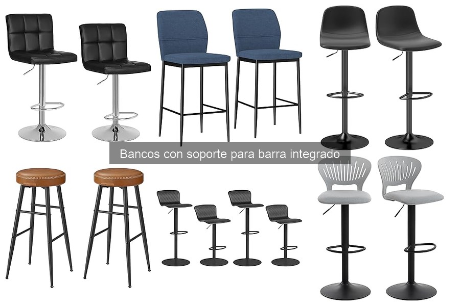 ¿Qué es un banco con soporte para barra integrado?