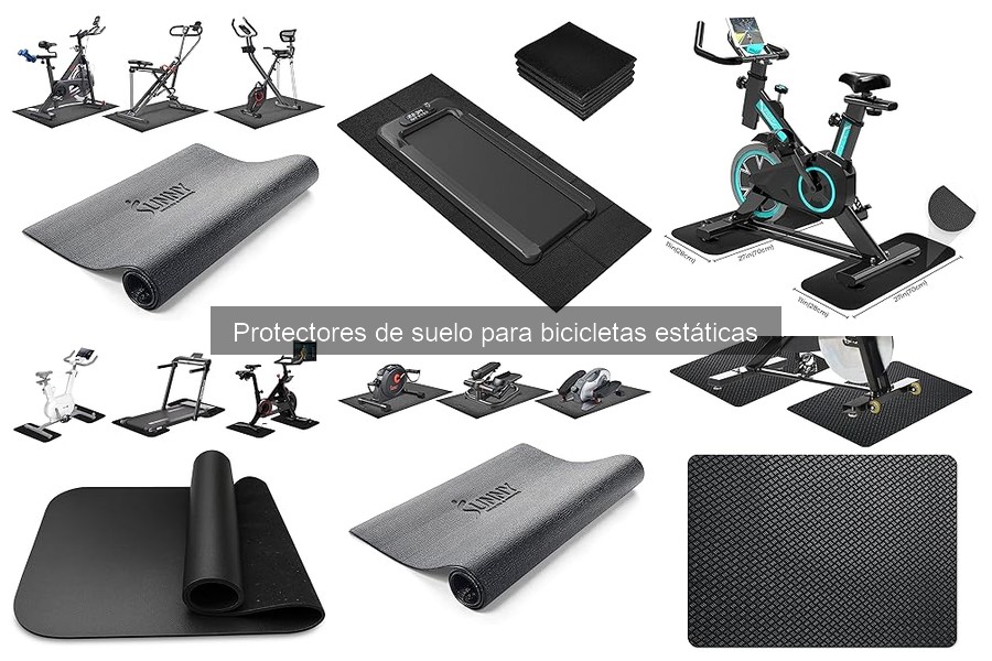 ¿Qué es un protector de suelo para bicicletas estáticas?