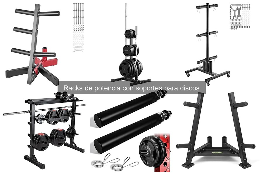 ¿Qué es un rack de potencia con soportes para discos?
