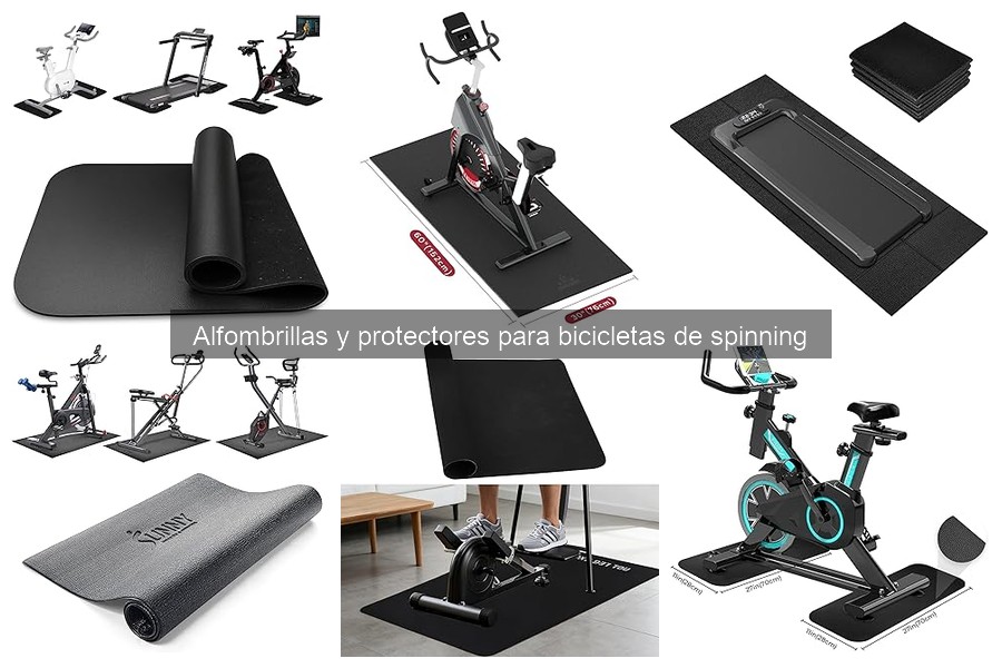 ¿Qué es una alfombrilla para bicicleta de spinning? Beneficios y usos