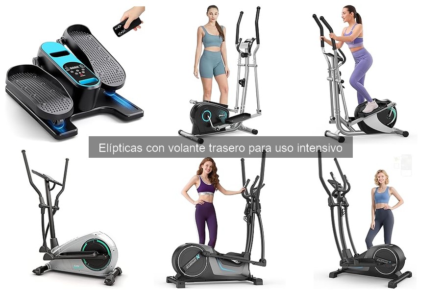 ¿Qué es una elíptica con volante trasero? Características y Comparativa