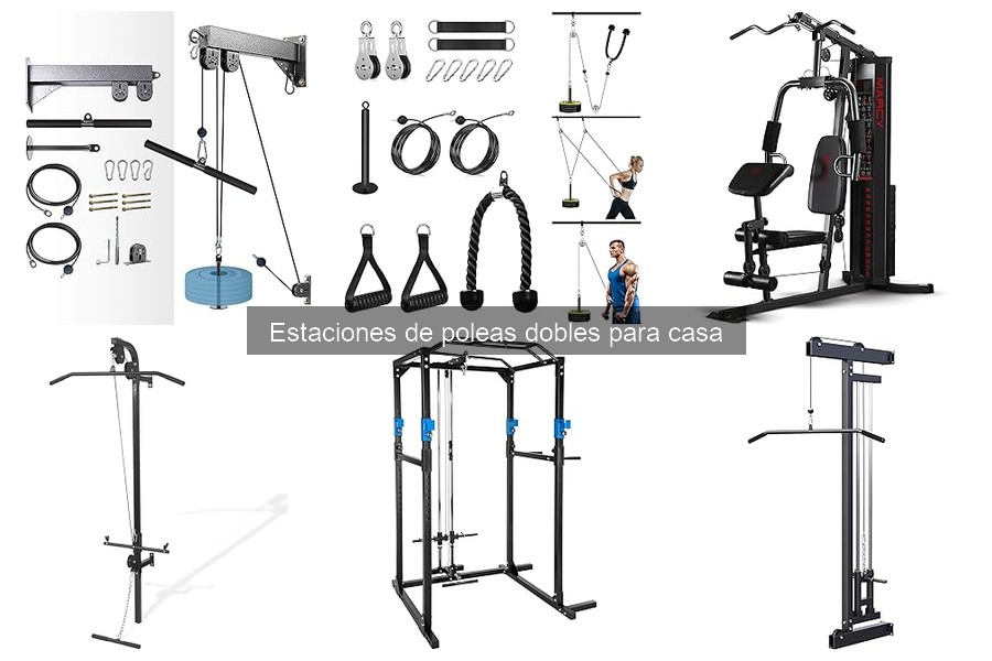 ¿Qué es una estación de poleas dobles para casa?