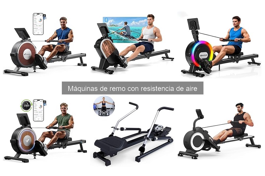 ¿Qué es una máquina de remo con resistencia de aire?