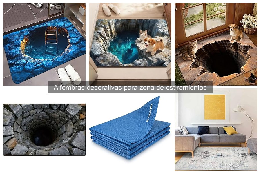 ¿Qué son las alfombras decorativas para estiramientos?