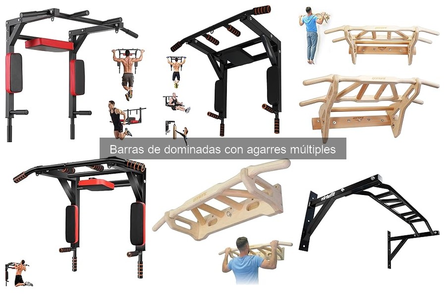 ¿Qué son las barras de dominadas con agarres múltiples?