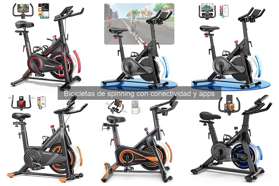 ¿Qué son las bicicletas de spinning con conectividad?