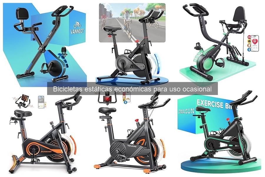 ¿Qué son las bicicletas estáticas económicas para usar en casa?