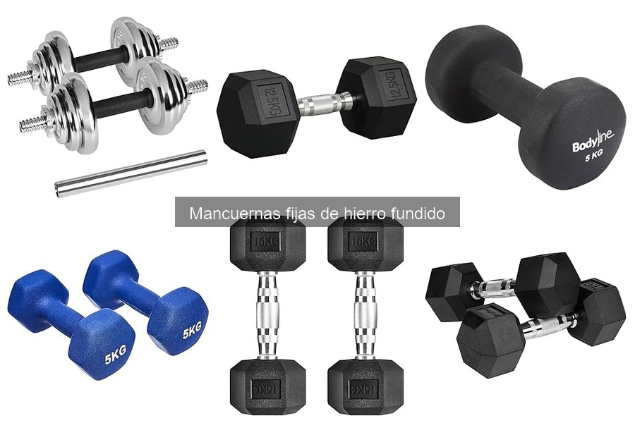 Qué son las mancuernas fijas de hierro fundido: beneficios