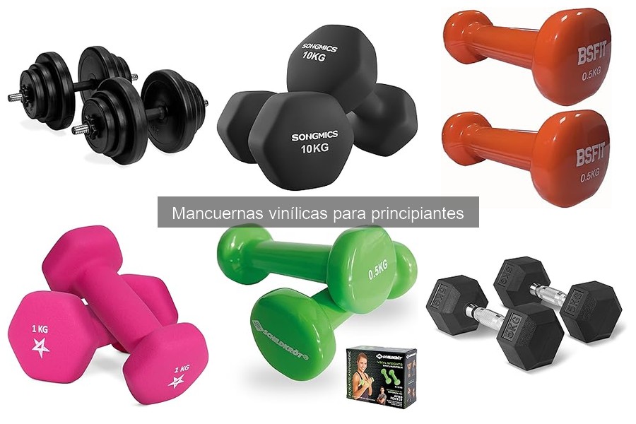 ¿Qué son las mancuernas vinílicas? Ventajas para principiantes