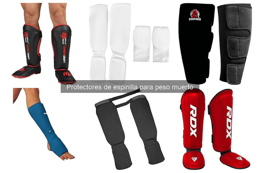 ¿Qué son los protectores de espinilla para peso muerto?
