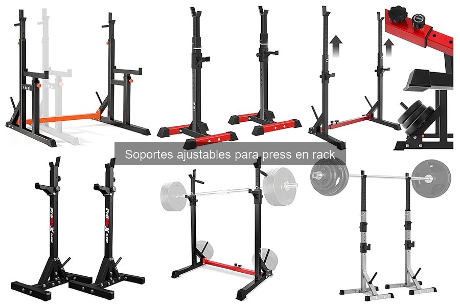 ¿Qué son los soportes ajustables para press en rack?