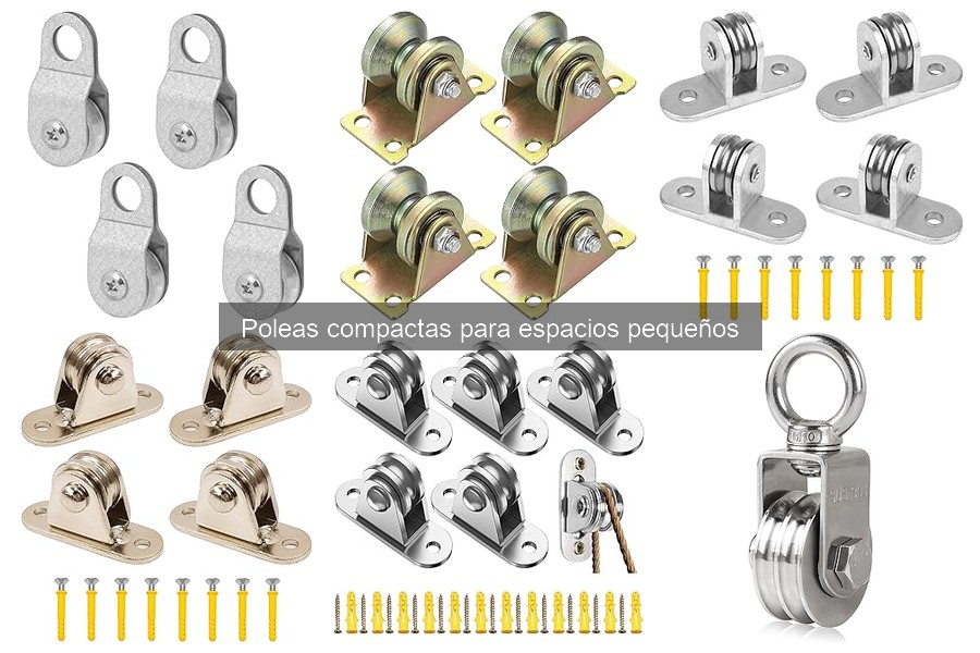 Rango de precios de poleas compactas y dónde comprarlas
