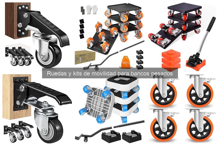 ¿Son necesarias las ruedas para bancos pesados? Descúbrelo aquí
