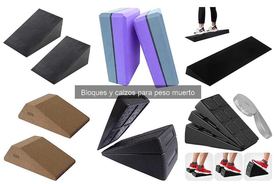 Tipos de bloques y calzos para peso muerto: Guía completa