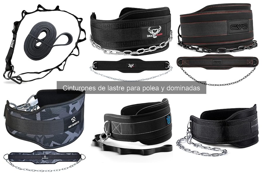 Tipos de cinturones de lastre para polea y dominadas