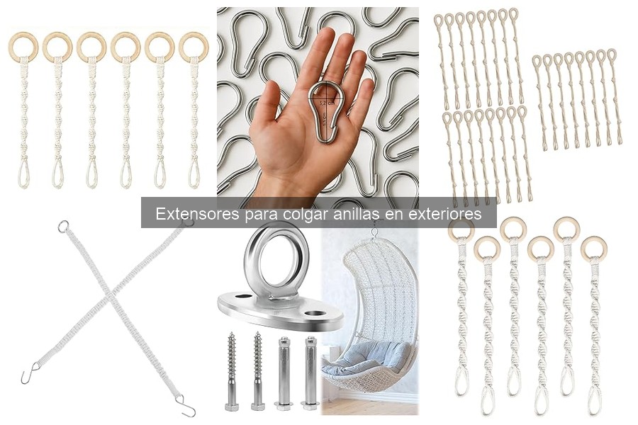 Ventajas de los extensores para colgar anillas en exteriores