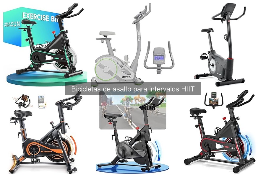 Ventajas de usar bicicletas de asalto para HIIT en casa
