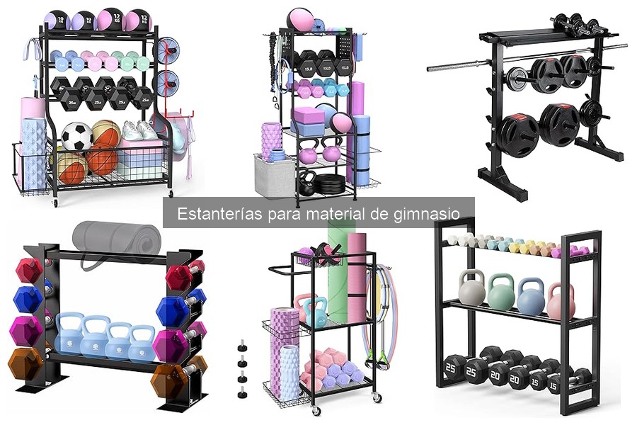 Ventajas de usar estanterías en tu gimnasio en casa