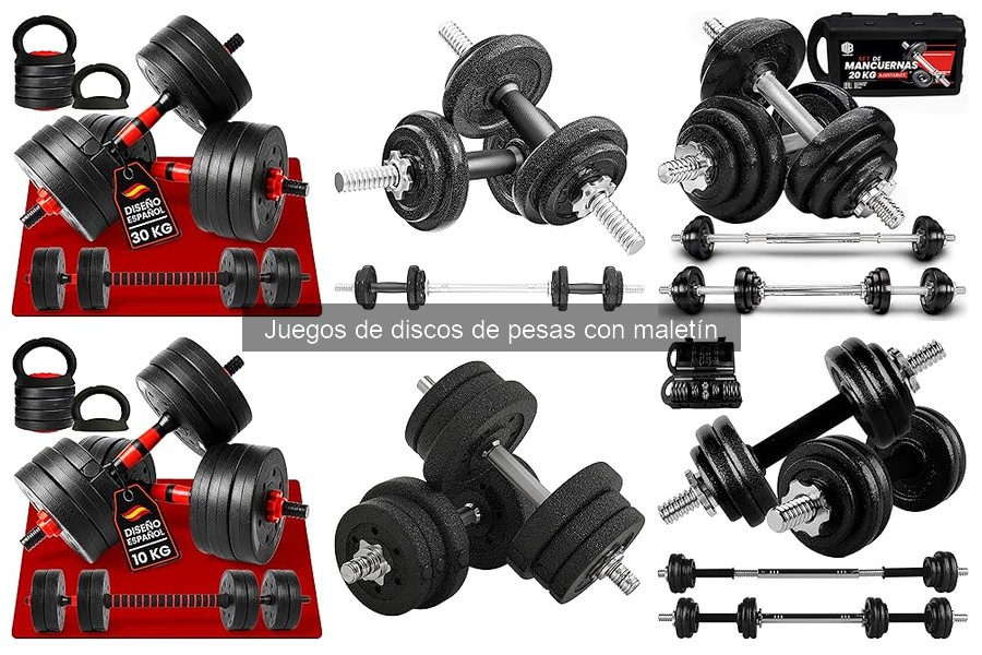 Ventajas y desventajas de discos de pesas con maletín